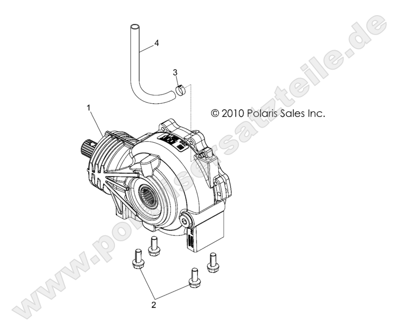 DRIVE TRAIN, FRONT GEARCASE