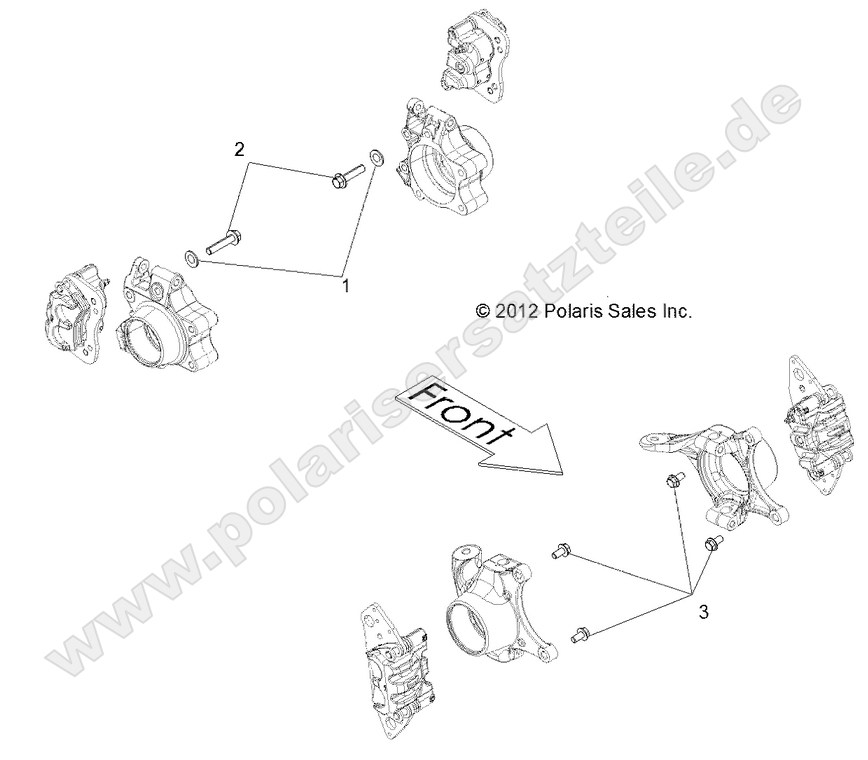 BRAKES, CALIPER MOUNTING
