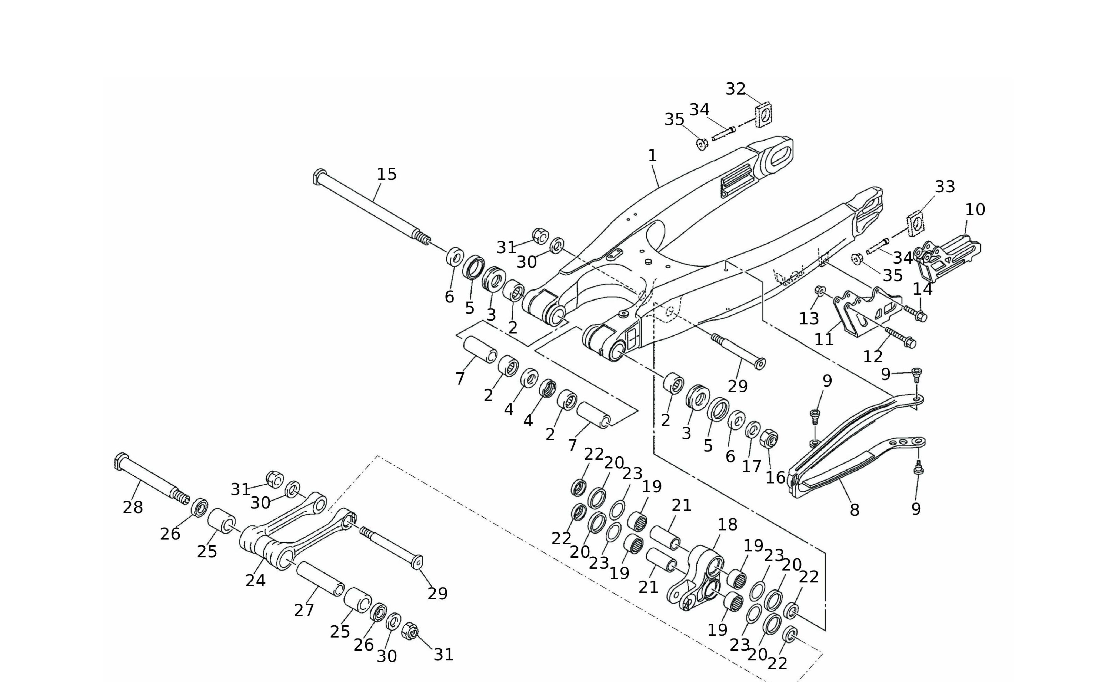 Hinterradschwinge Hinterradschwinge