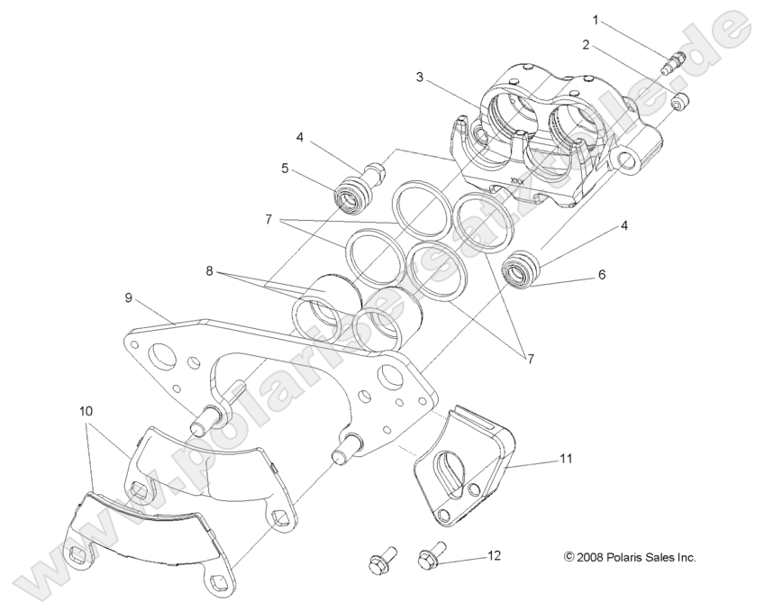 BRAKES, FRONT CALIPER