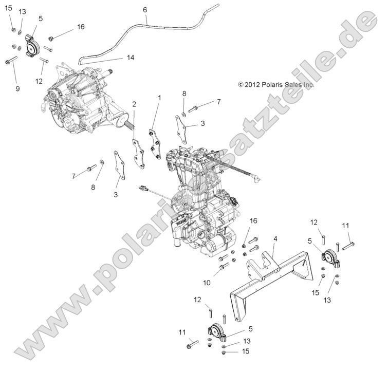 ENGINE, ENGINE and TRANSMISSION MOUNTING