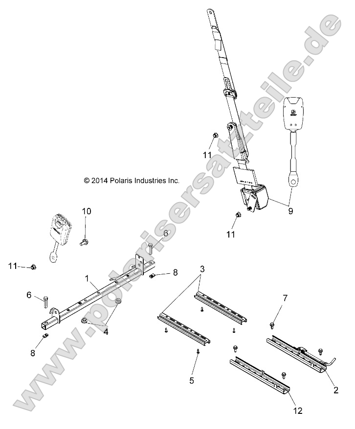 Body, Seat Mounting and Belt