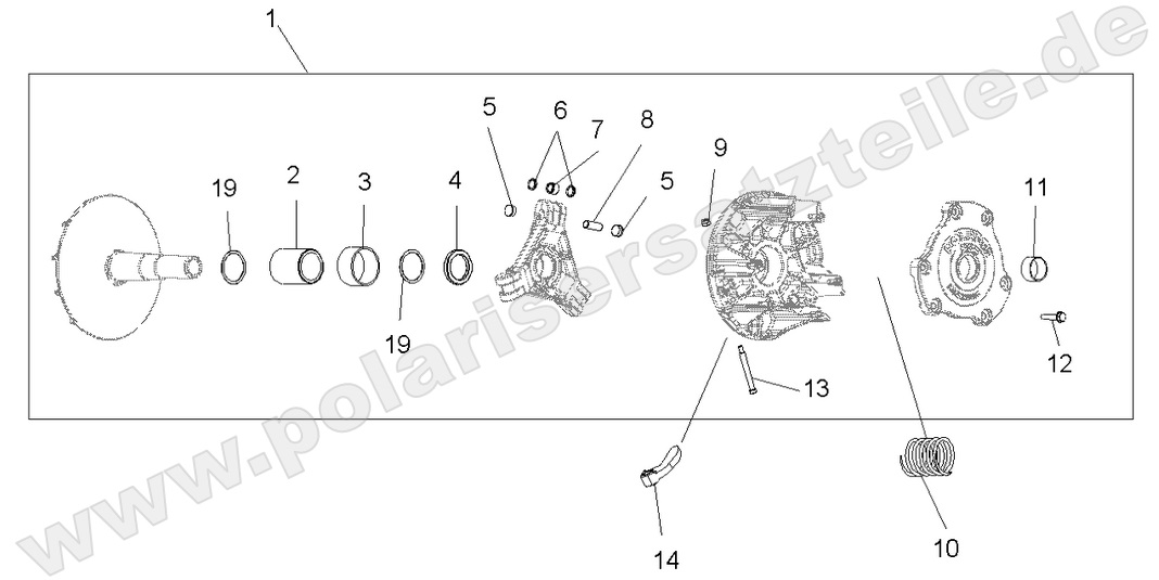 DRIVE TRAIN, PRIMARY CLUTCH