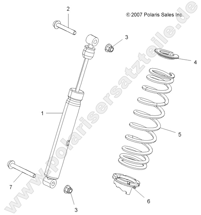 SUSPENSION, SHOCK, REAR