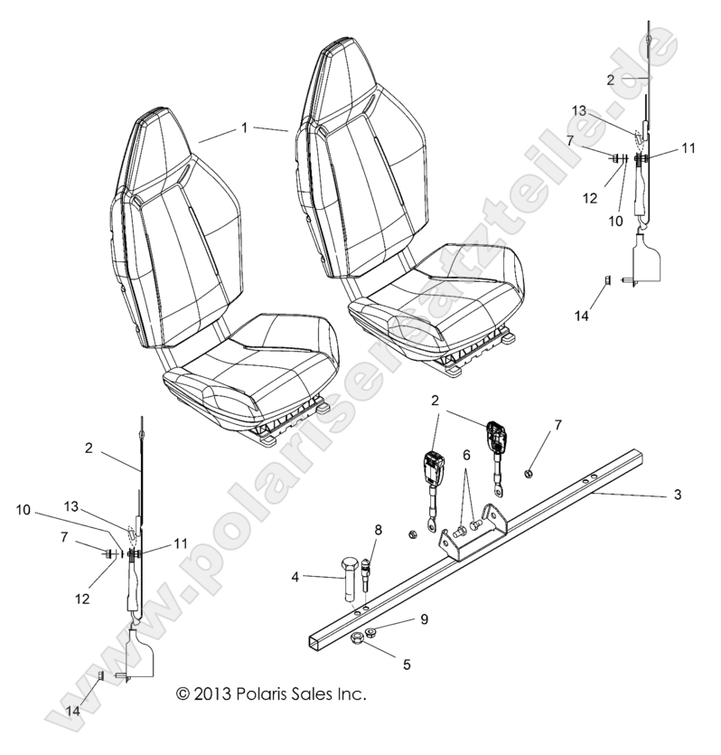 BODY, SEAT MOUNTING and BELTS
