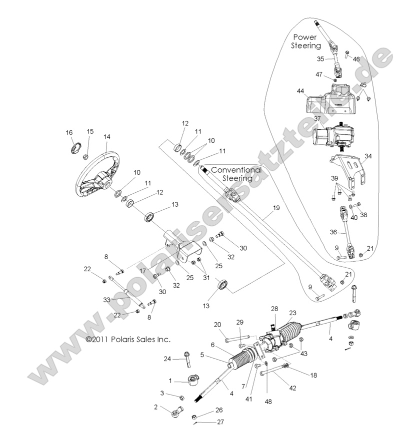 STEERING, STEERING ASM.