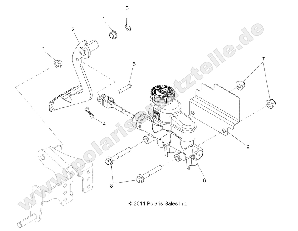 BRAKES, PEDAL and MASTER CYLINDER