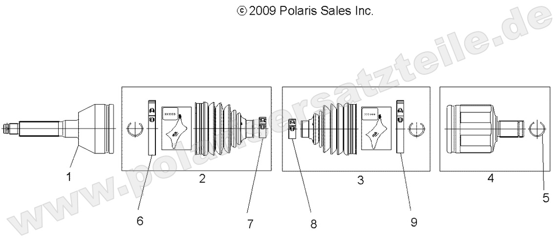 DRIVE TRAIN, FRONT DRIVE SHAFT
