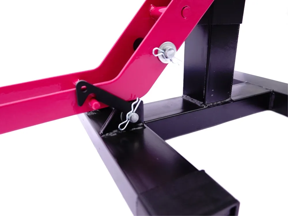 TMP Motocross & Enduro Hubständer Factory / MX Montageständer - schwarz-pink