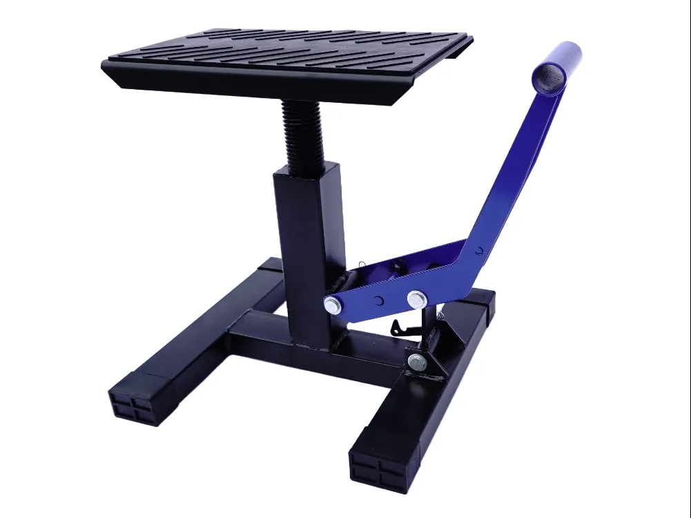 TMP Motocross & Enduro Hubständer Factory / MX Montageständer - schwarz-blau