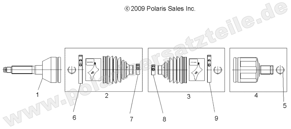 DRIVE TRAIN, FRONT DRIVE SHAFT