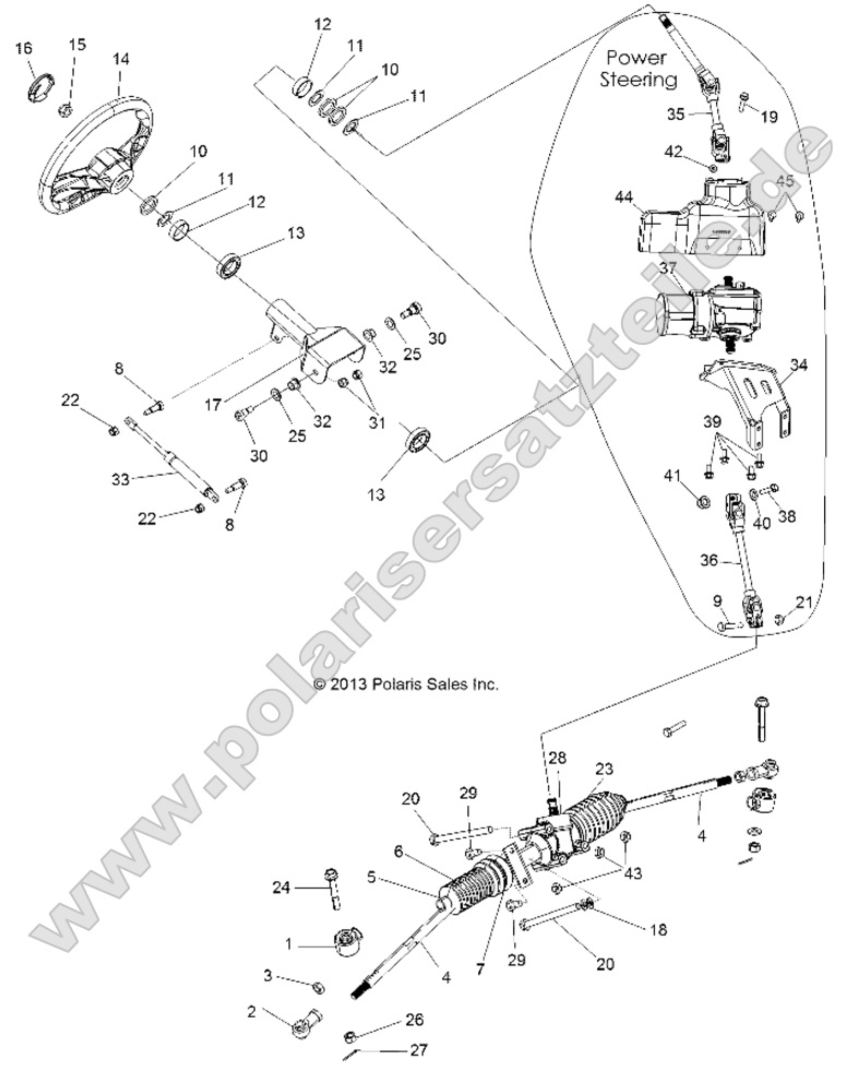 STEERING, STEERING ASM.
