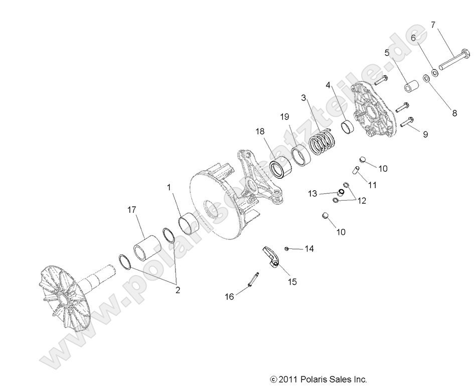 DRIVE TRAIN, PRIMARY CLUTCH