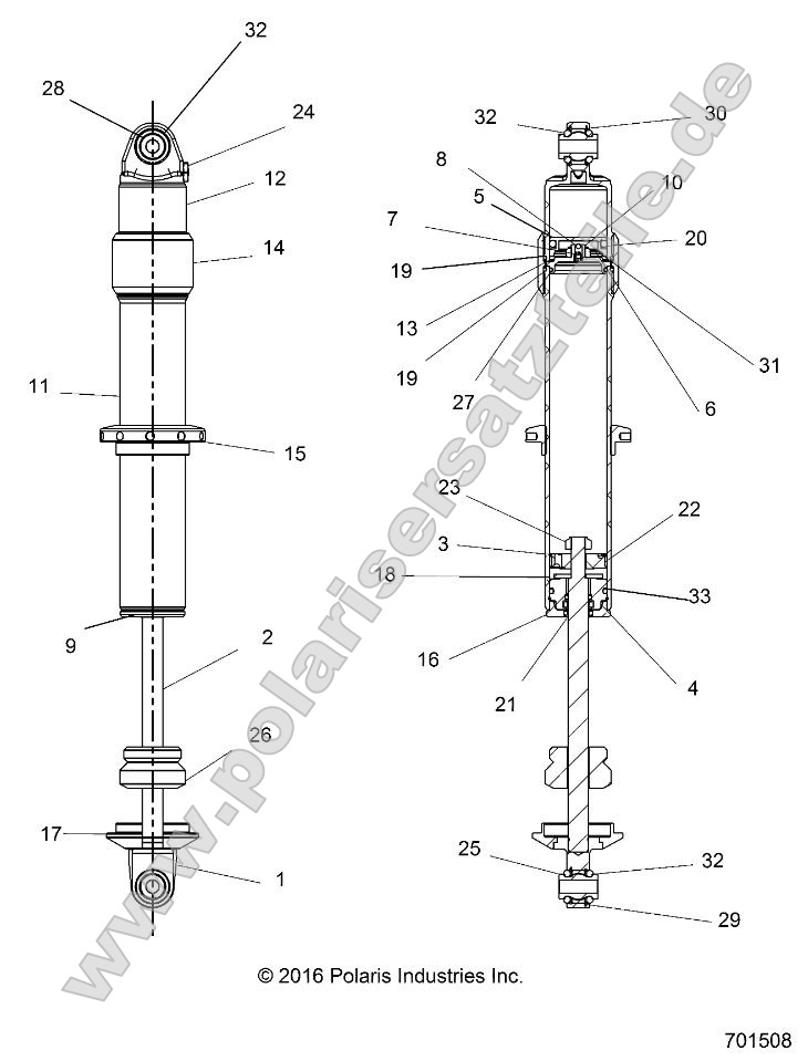 Suspension, Rear Shock Internals