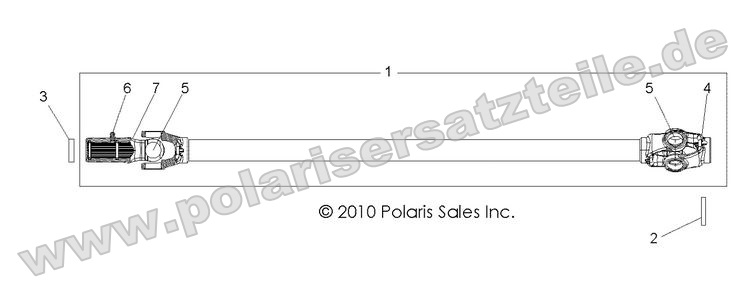 DRIVE TRAIN, FRONT PROP SHAFT