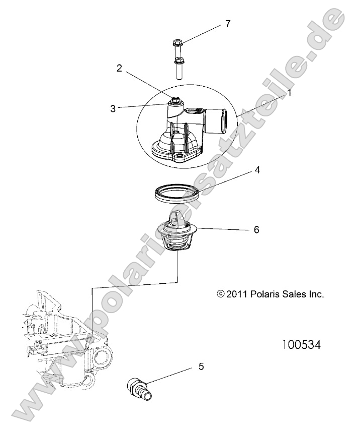 Engine, Thermostat and Cover