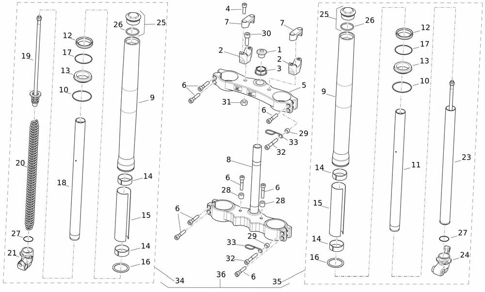 Fantic-XE-XM-50-2021-22-Gabel-Competition Gabel Competition