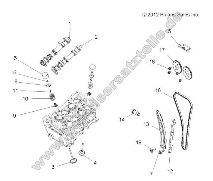 ENGINE, VALVES and CAMSHAFTS