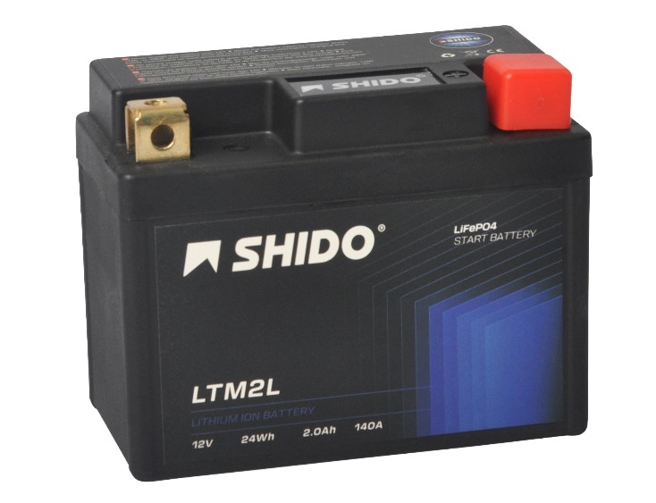 Shido LTM2L Lithium Ionen Batterie 12V LiFePO4 (LFP01)