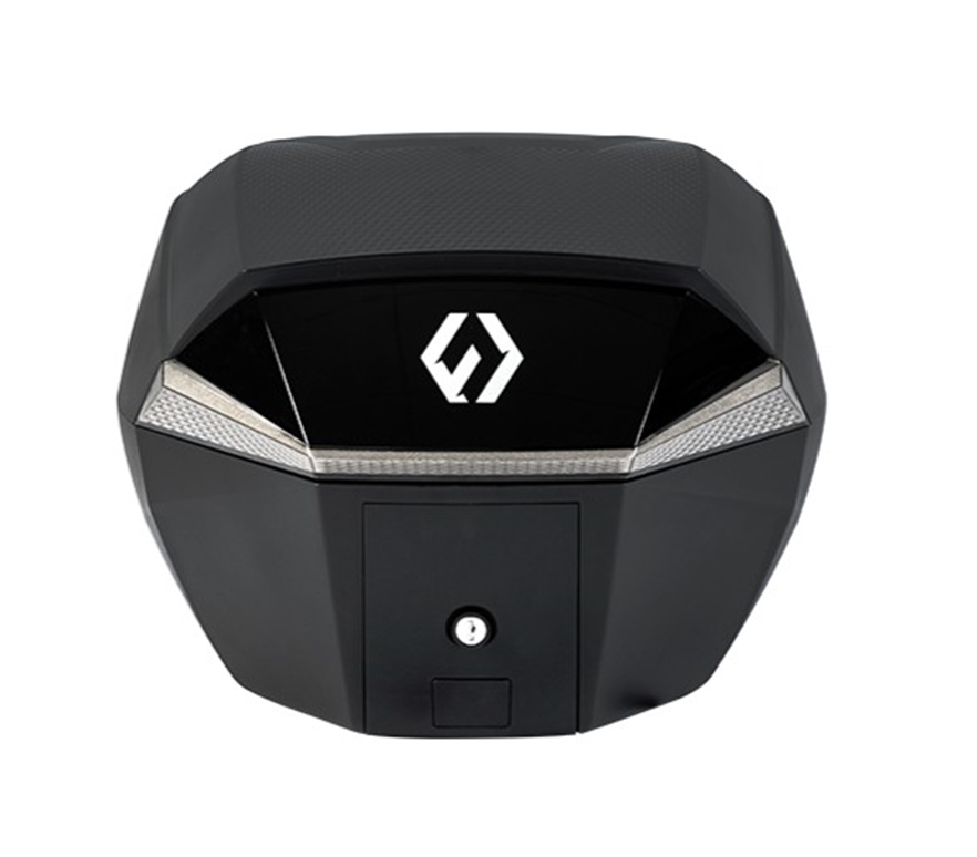 Furchtlos-SHIELD-S-Luxe-Topcase-35-Liter-schwarz-silber-inkl-Montagekit-FU02TCUP000S14EX-100005-vorne