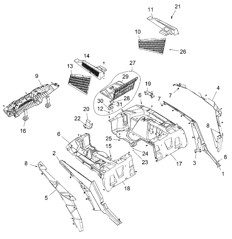 Body, Rear Rack and Fenders