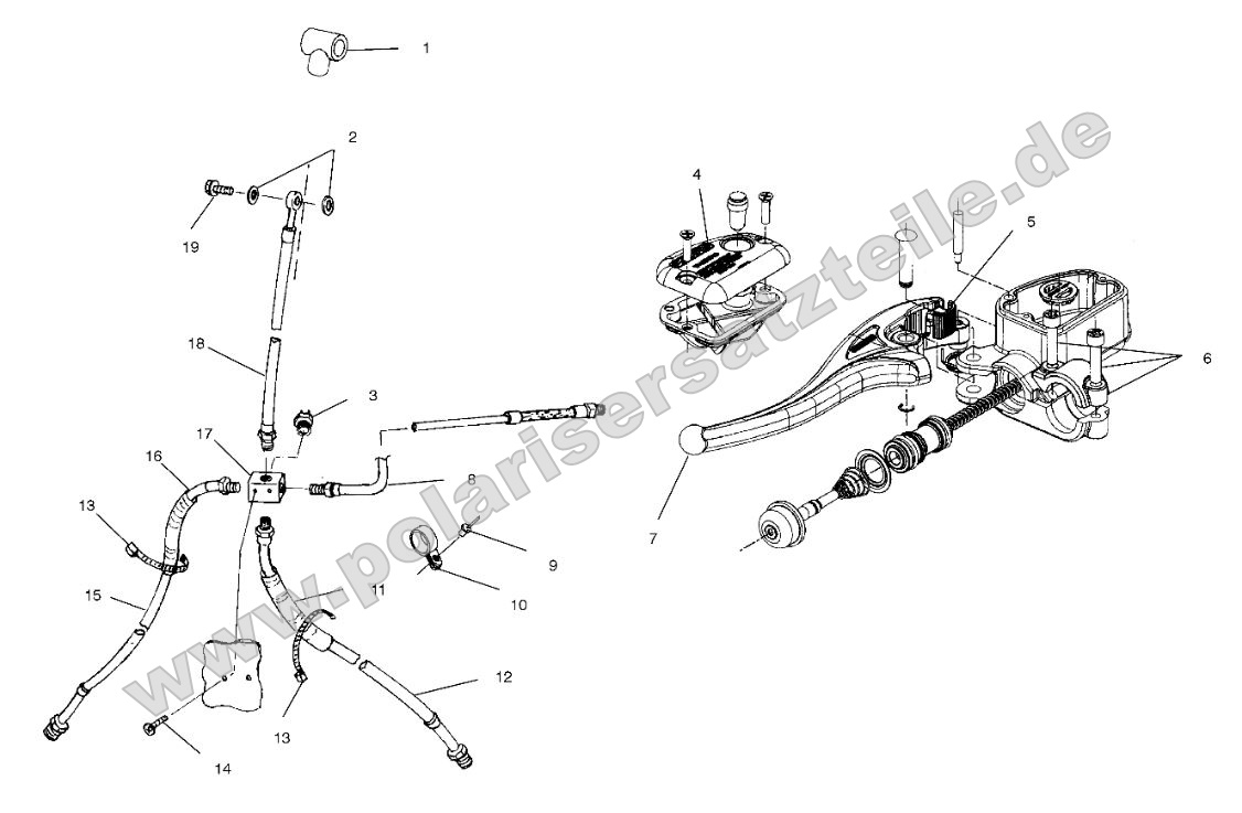 Controls - Master Cylinder/Brake Line