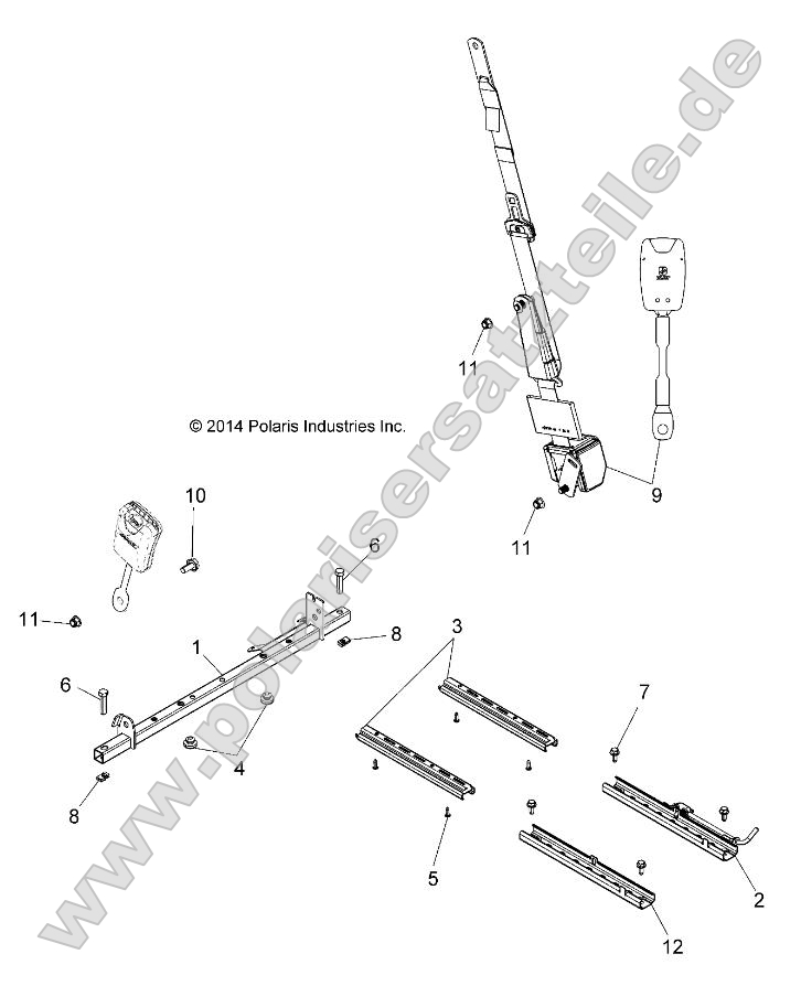 Body, Seat Mounting and Belt