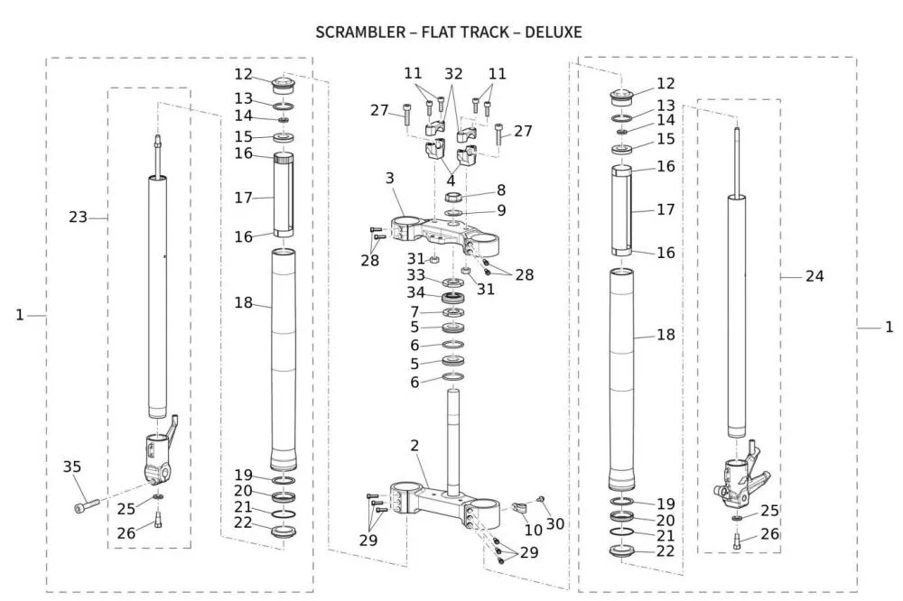 Fantic-Caballero-125-scrambler-gabel-2021-22 Gabel Scrambler