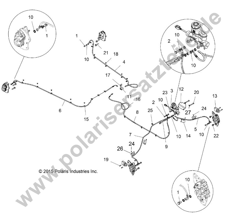 BRAKES, BRAKE LINES AND MASTER CYLINDER
