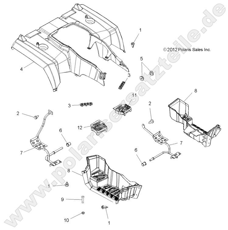 BODY, REAR CAB and FOOTWELLS