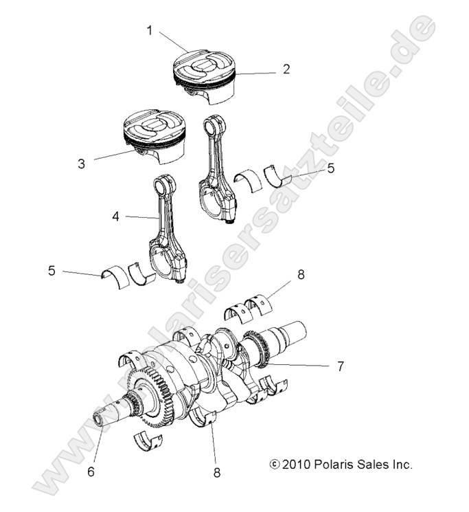 ENGINE, CRANKSHAFT and PISTON