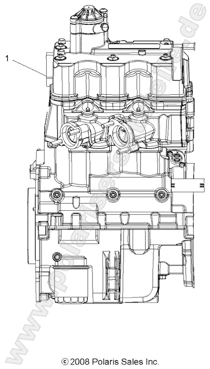 ENGINE, SHORT BLOCK