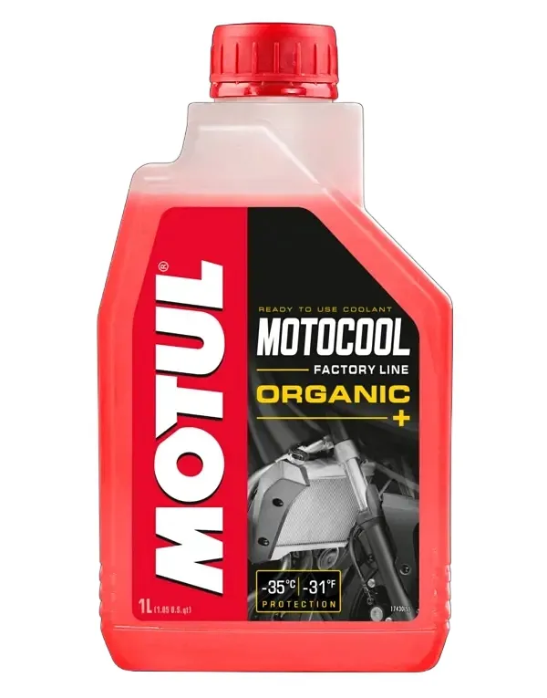 Motul Motocool Factory Line -35°C - Gebrauchsfertige Racing Kühlflüssigkeit Silikatfrei - 1 Liter