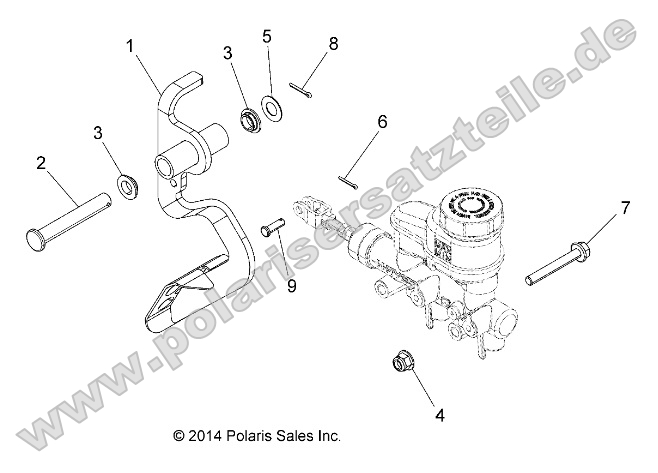 Brakes, Pedal and Master Cylinder Mounting