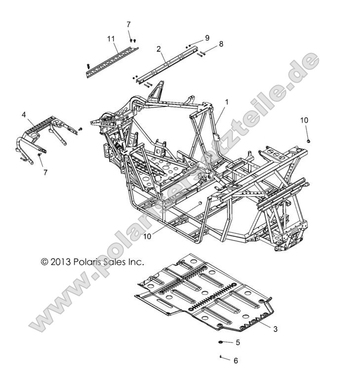 CHASSIS, MAIN FRAME and SKID PLATE