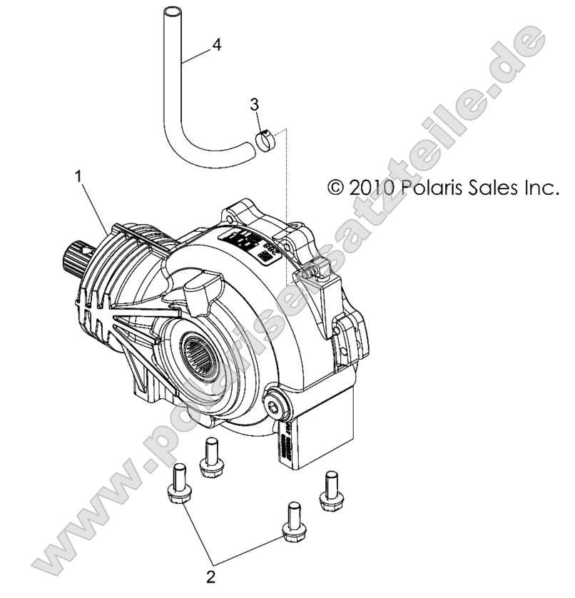 DRIVE TRAIN, FRONT GEARCASE