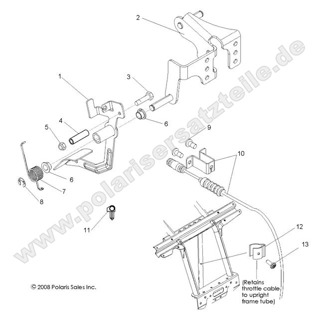 engine throttle pedal