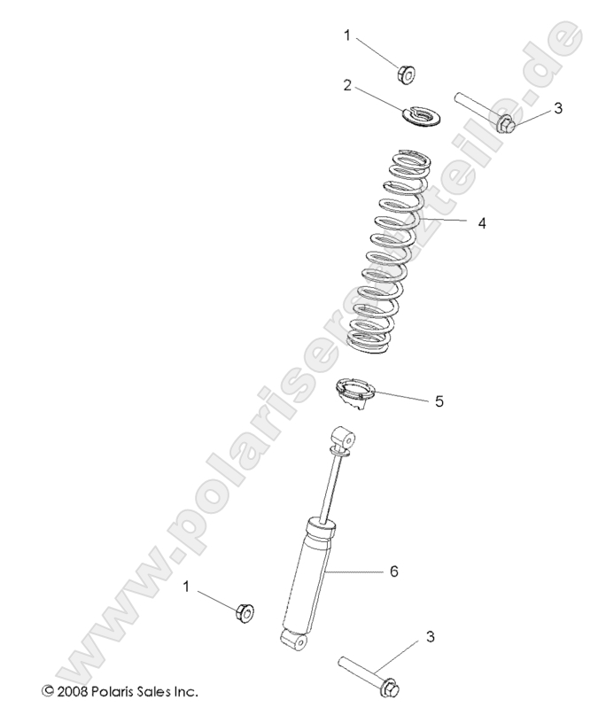SUSPENSION, FRONT SHOCK MOUNTING