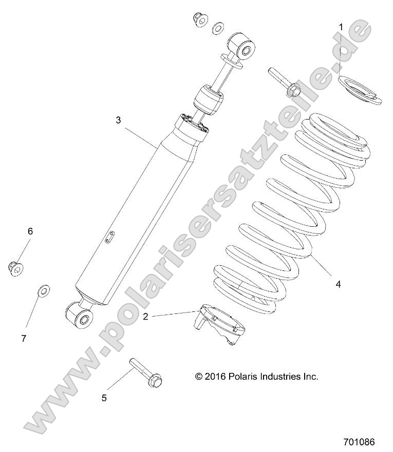 Suspension, Front Shock Mounting (701086)