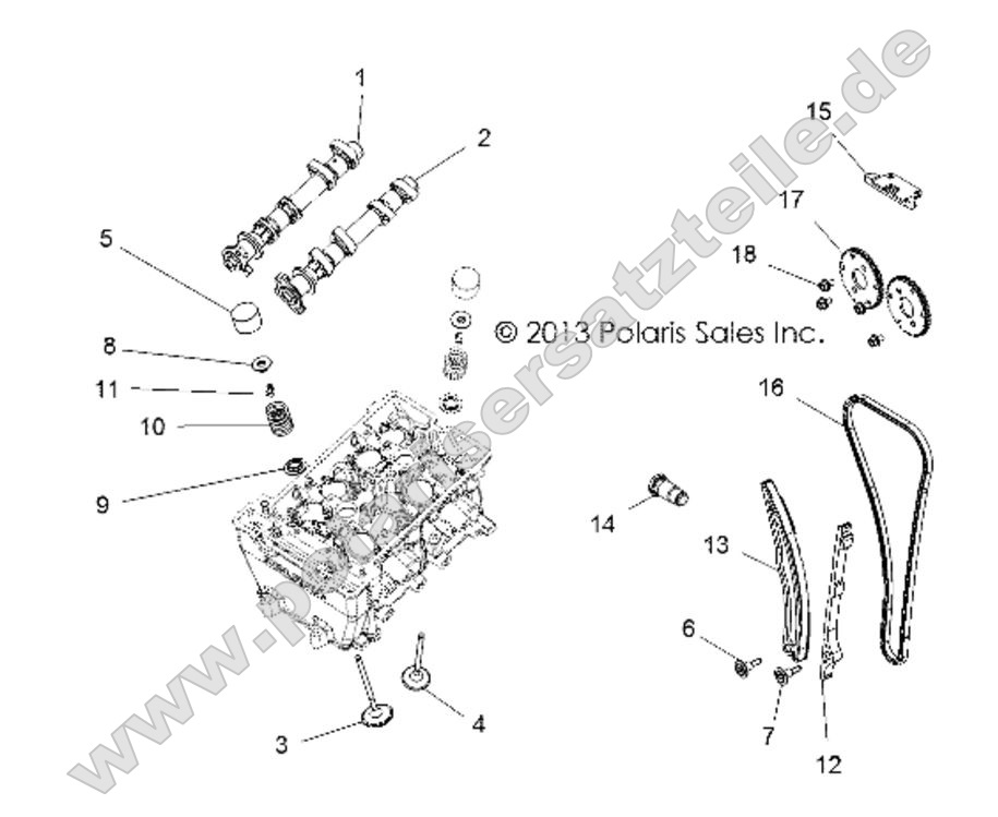 ENGINE, VALVES and CAMSHAFTS