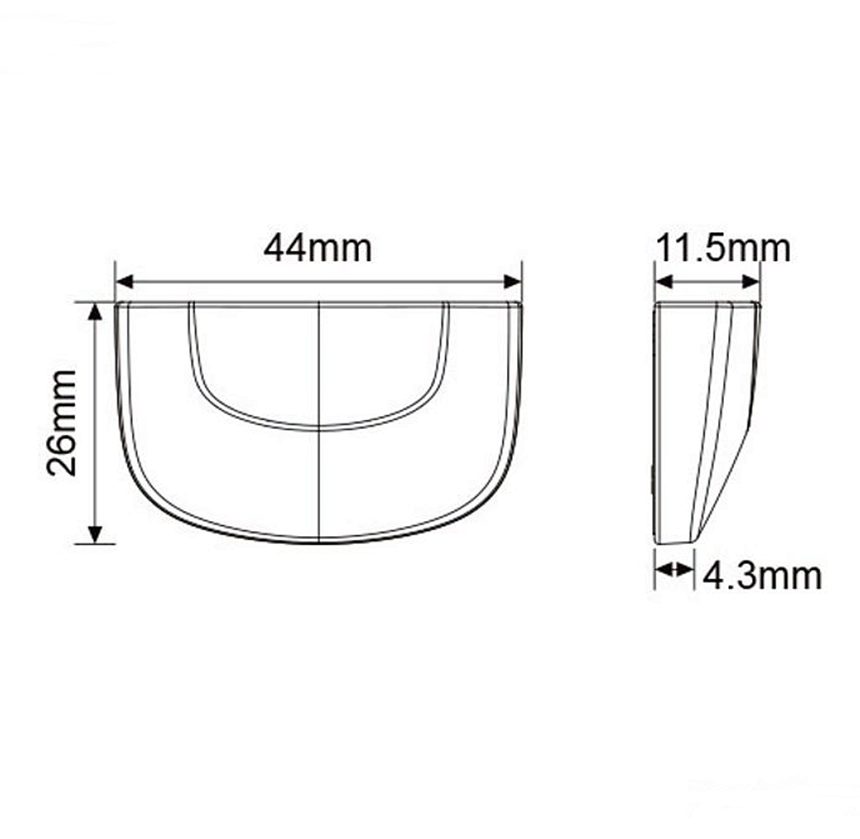 KOSO LED Kennzeichenbeleuchtung Curve ABE