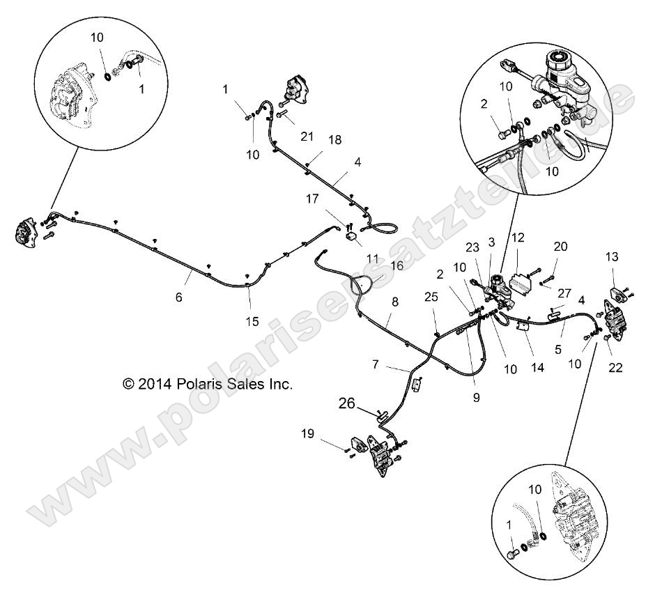 BRAKES, BRAKE LINES AND MASTER CYLINDER