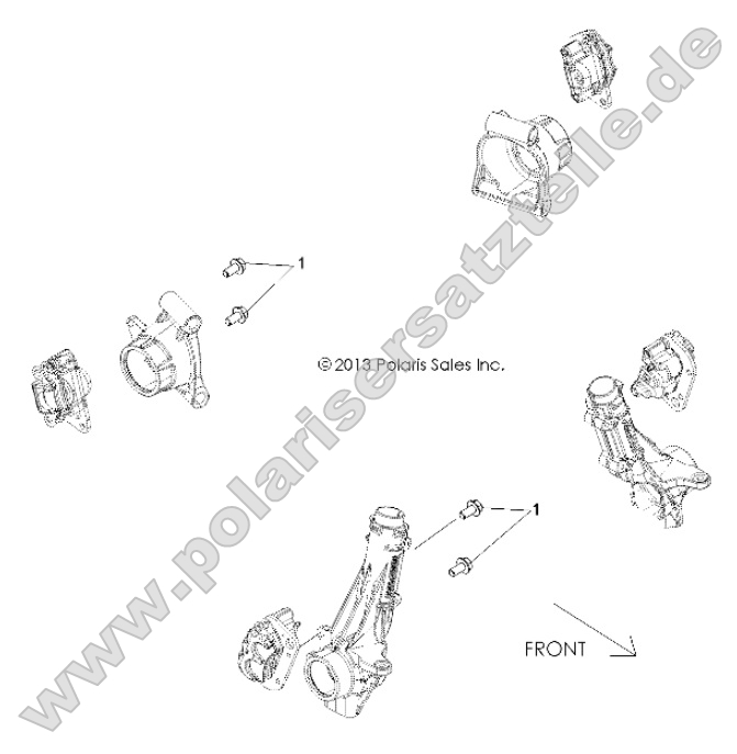 Brakes, Caliper Mounting