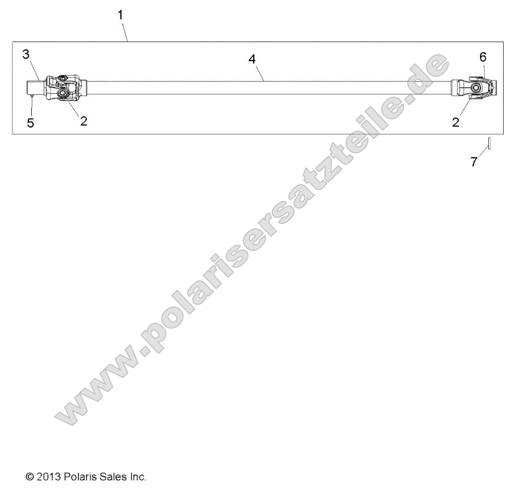 Drive Train, Front Prop Shaft