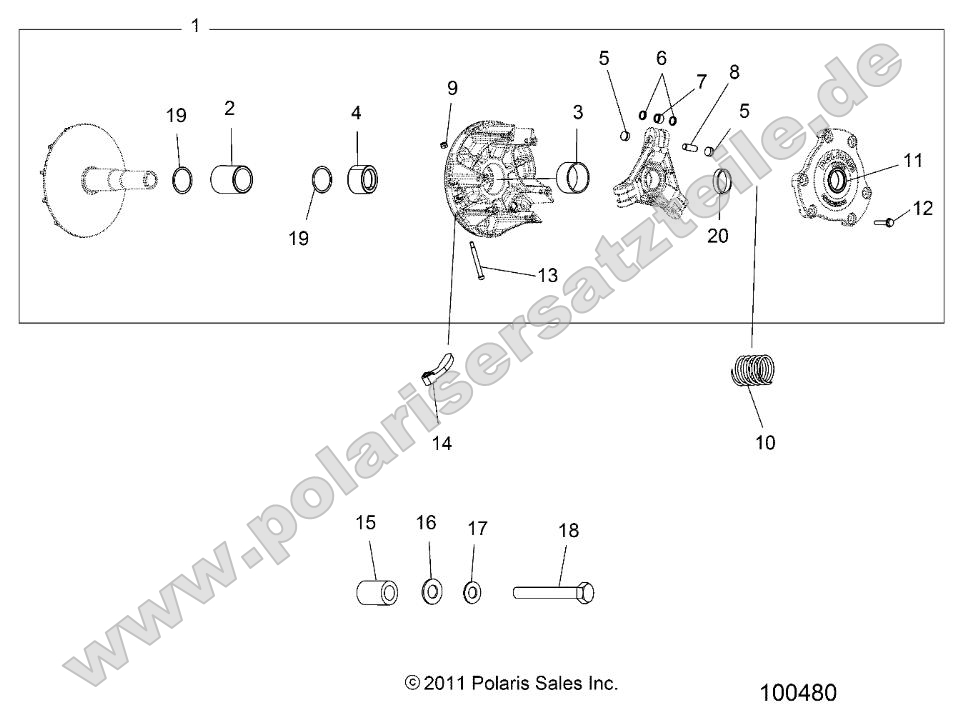 Drive Train, Primary Clutch