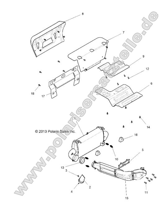 ENGINE, EXHAUST SYSTEM
