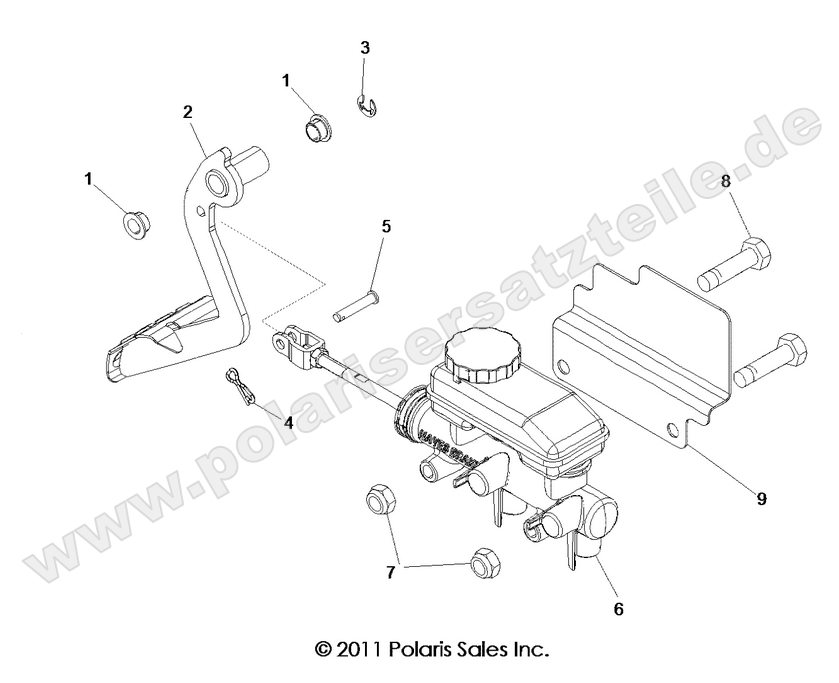 BRAKES, PEDAL and MASTER