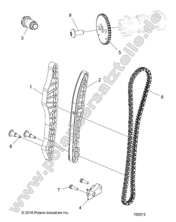 Engine, Cam Chain and Sprocket