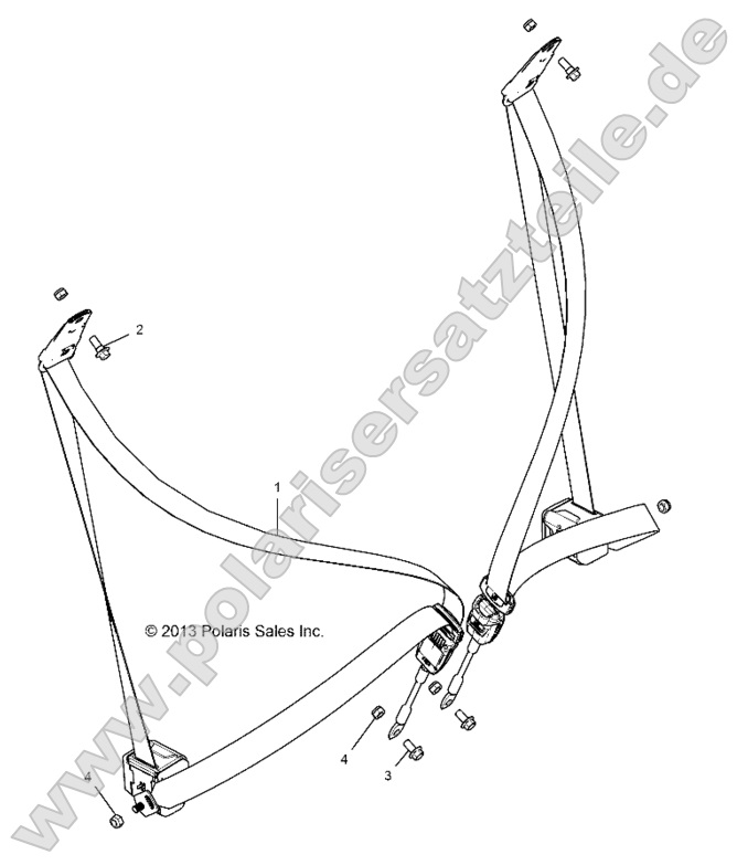 BODY, SEAT BELT MOUNTING