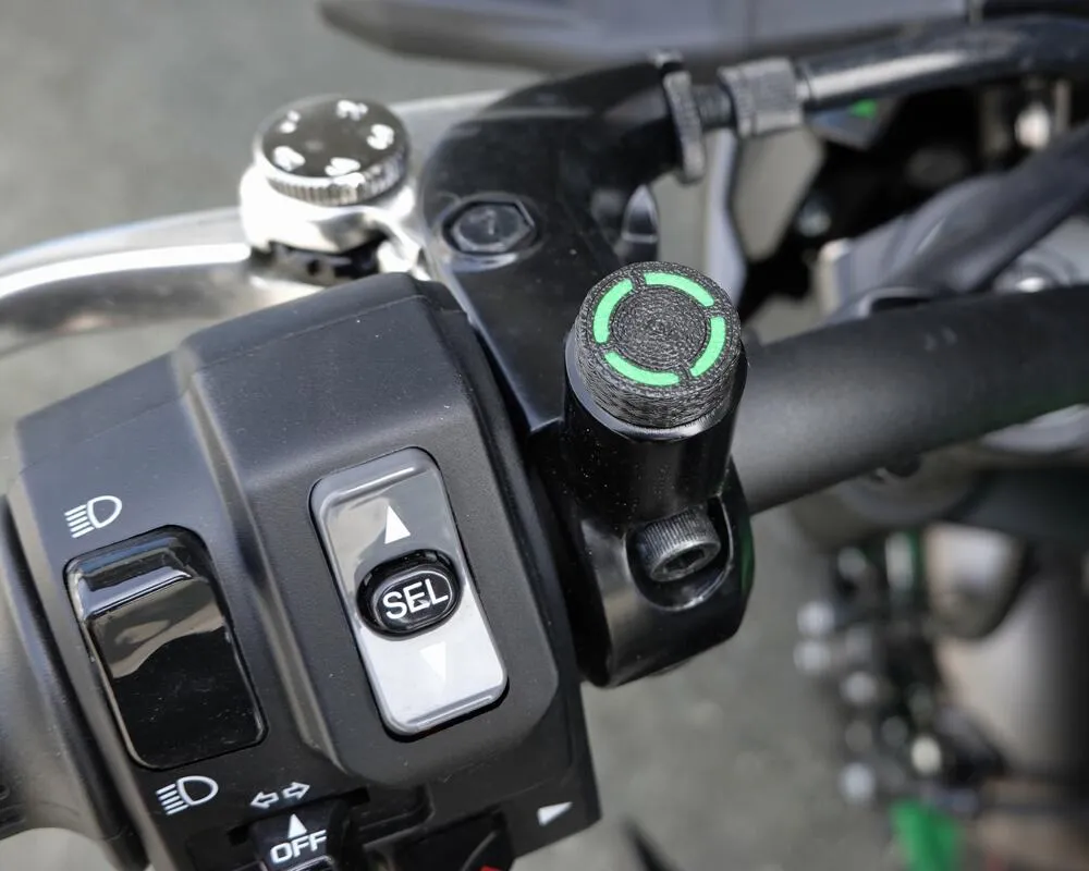 TMP-Spiegelhalterung-Blindstopfen-Set-M10x1-25-Rechtsgewinde-schwarz-gruen-10162-2 TMP Spiegelhalterung Blindstopfen Set - M10x1,25 Rechtsgewinde - schwarz/grün